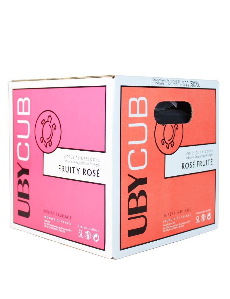 Bag in Box UBY Rosé 5 Litres - Côtes de Gascogne Rosé