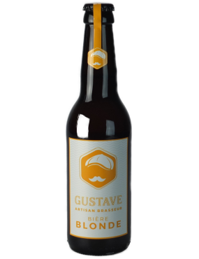 Gustave Blonde 33 cl 5.2° - Bière du Nord