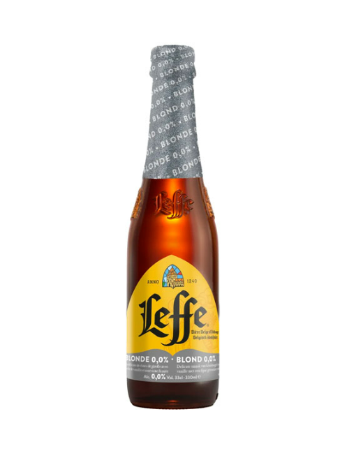 Leffe Blonde 0% 33 cl - Bière sans Alcool