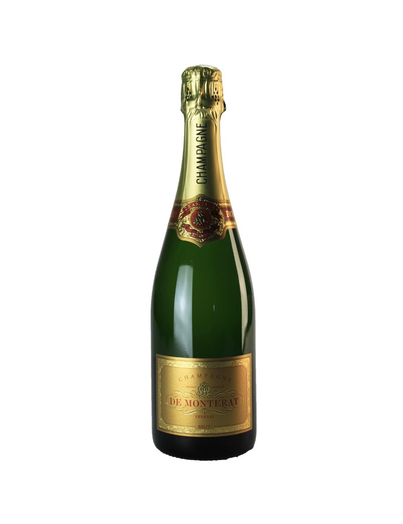 Champagne de Monterat brut 75 cl - Découvrez notre délicieux champagne de  qualité supérieure