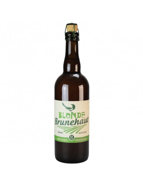 Bière belge Brunehaut Blonde (Bière sans Gluten) 75 cl