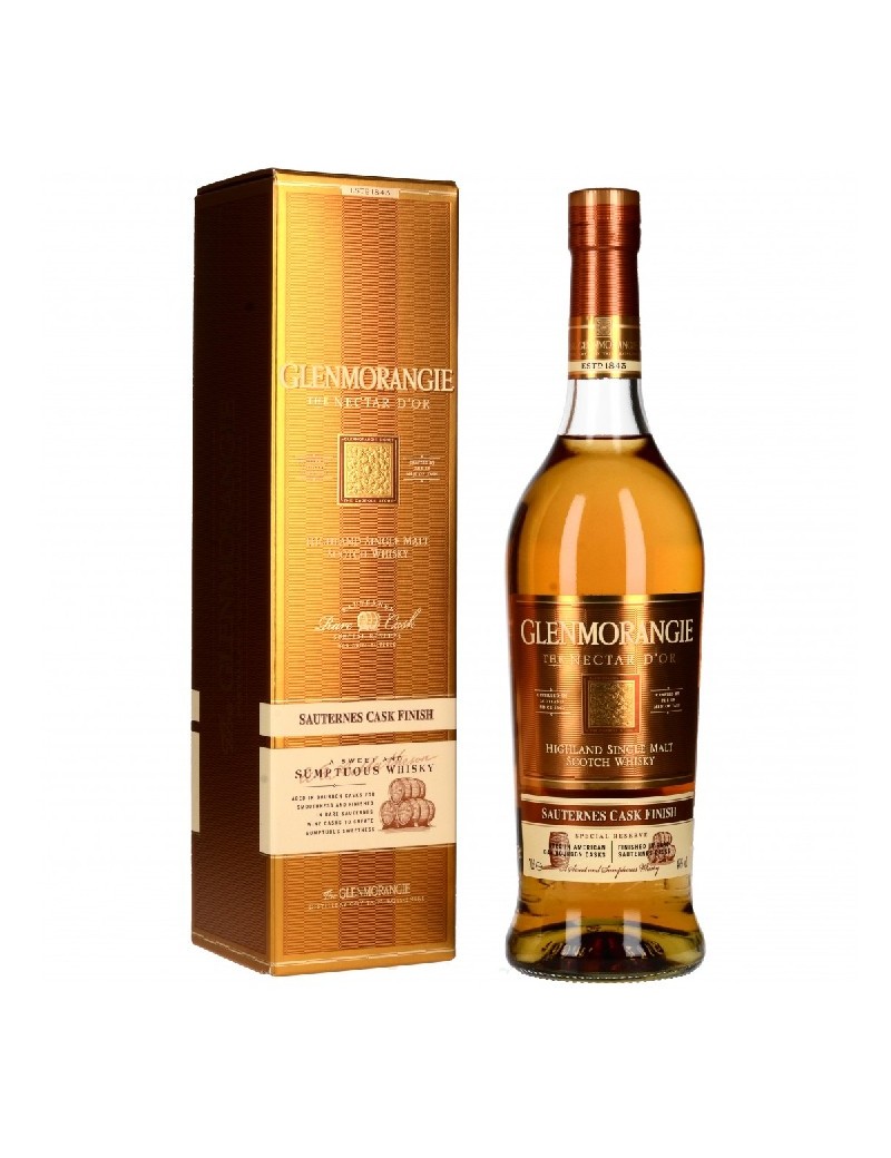 Whisky Glenmorangie The Nectar D'Or 12 Ans - Single Malt des Highlands en bouteille de 70 cl