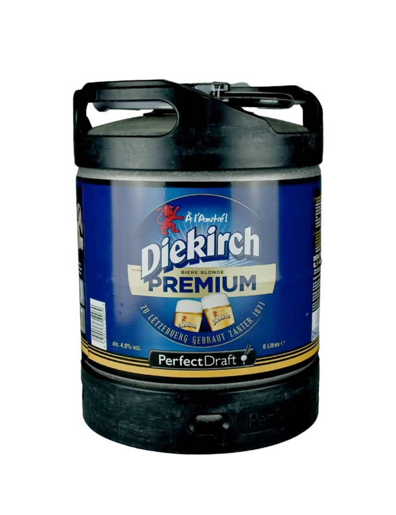Mini Fût Diekirch Premium 6L (Perfect Draft) - Bière