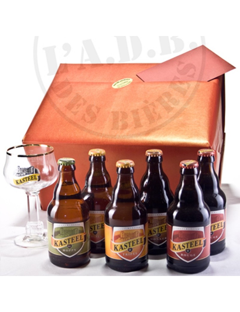 Beer-Box Kasteelbier (le cadeau prêt à offrir ! ! !)